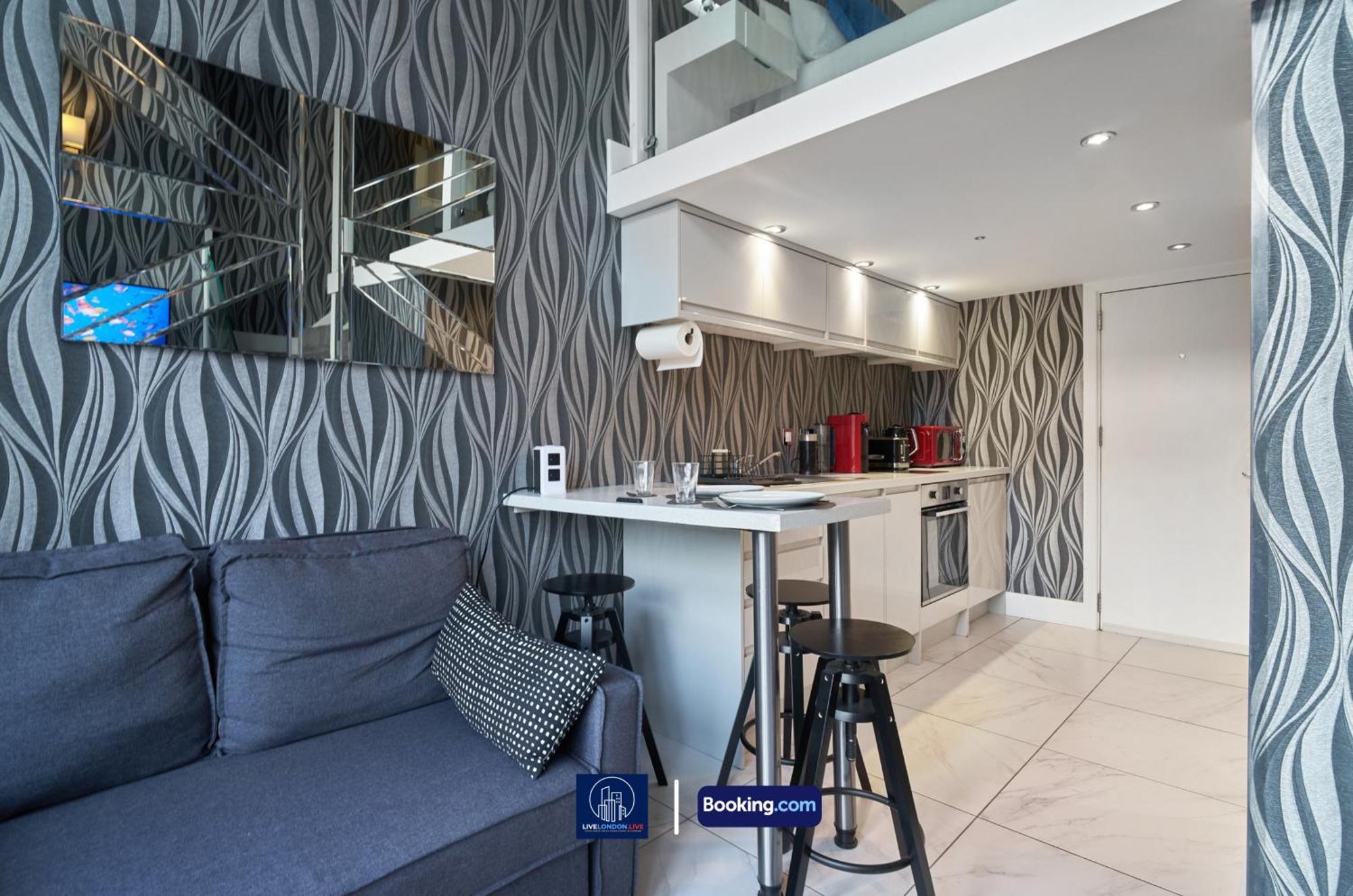 Last-minute Escape L Sleeps Up To 3 L Spectacular By Live Short Lets & Serviced Londra